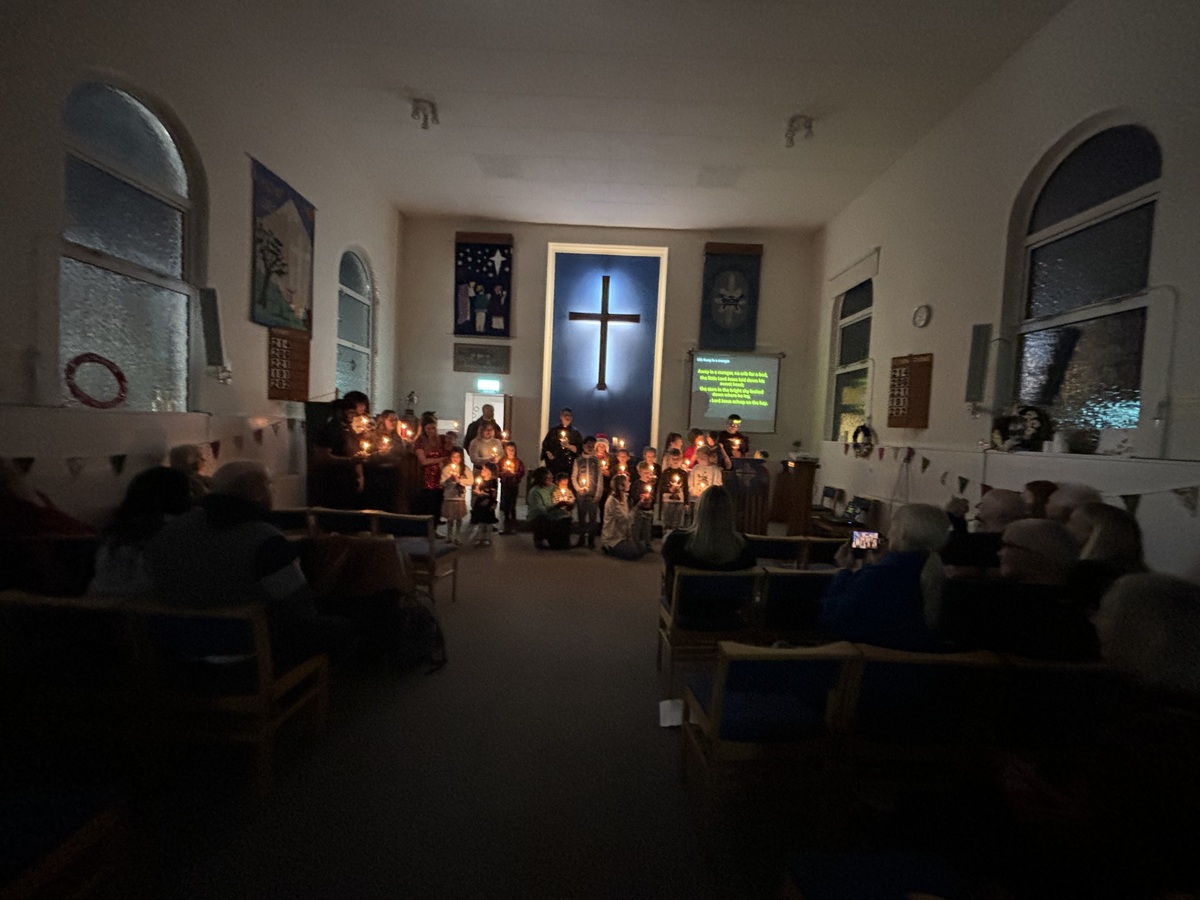 Singing Away in a Manger